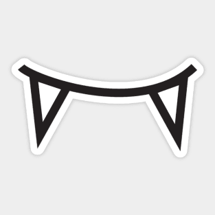 Vampire Teeth Sticker